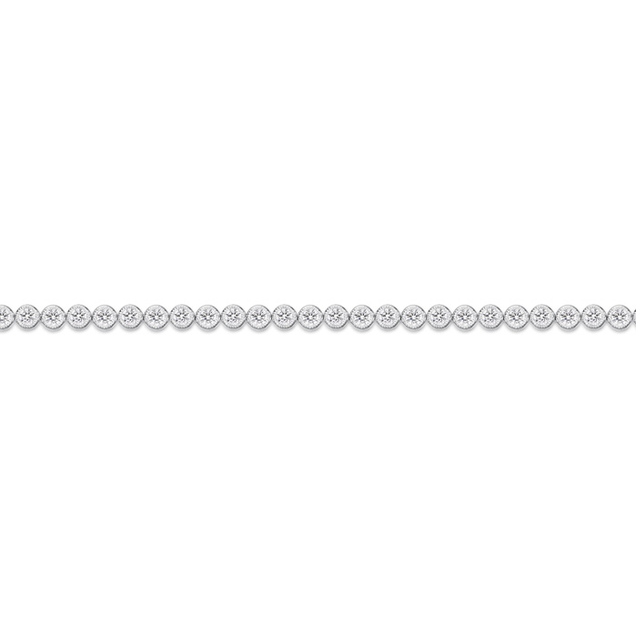Milgrain Diamond Line Bracelet 2ctw approx.
