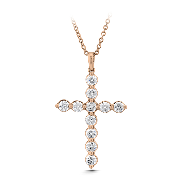 Single Prong Diamond Cross 1ctw approx.
