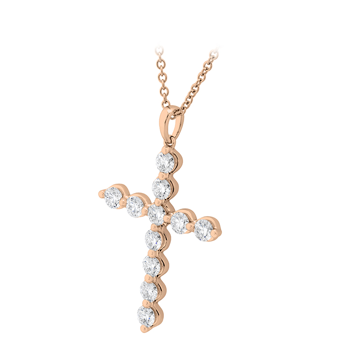 Single Prong Diamond Cross 1ctw approx.
