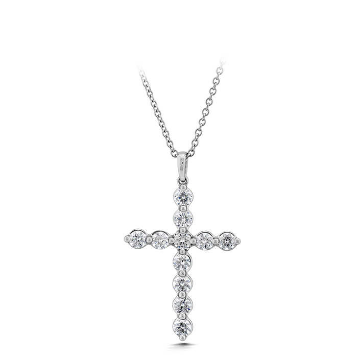 Single Prong Diamond Cross 1ctw approx.