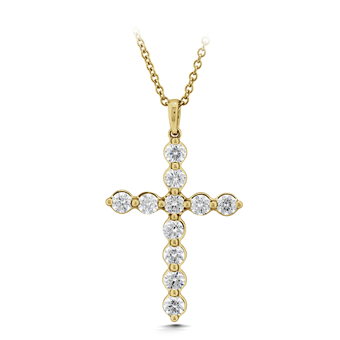 Single Prong Diamond Cross 1ctw approx.