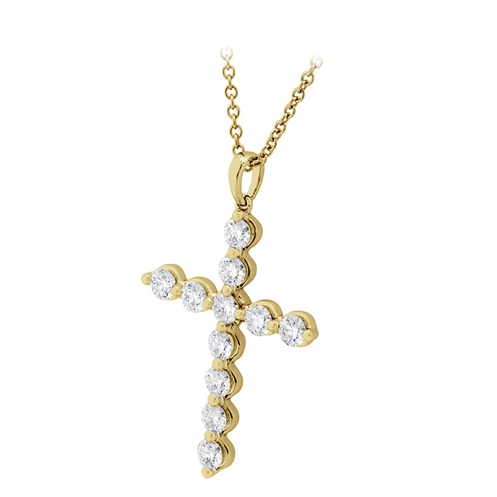 Single Prong Diamond Cross 1ctw approx.