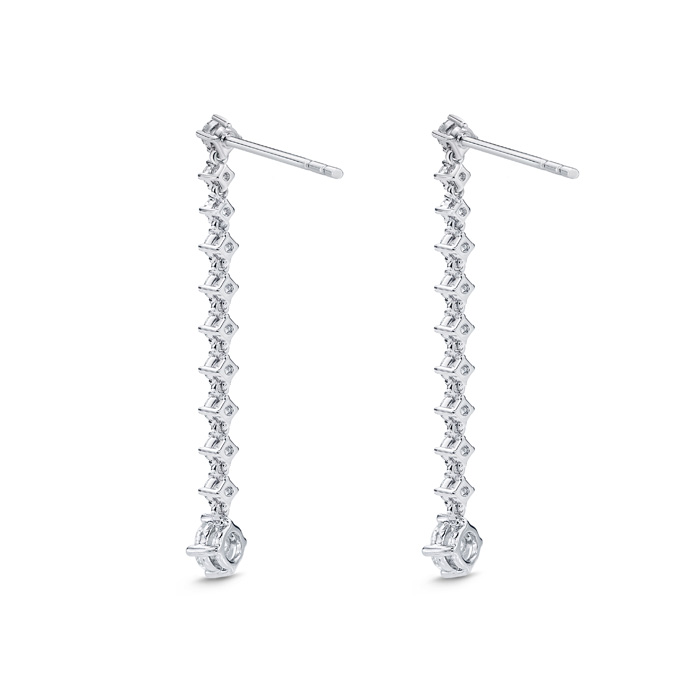 Lila Drop Earrings 1ctw approx.