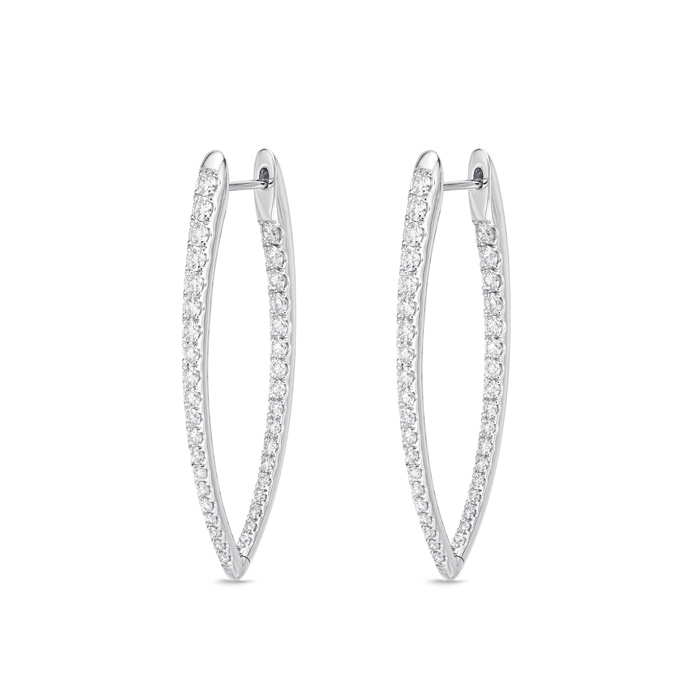 Imperial Diamond Hoops 1.50ctw approx.