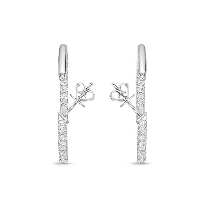 Odessa Round Hoops 3ctw approx.