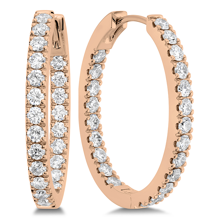 Oval Hoops 1.58-1.66ctw 25x21mm