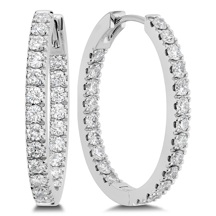 Oval Hoops 1.58-1.66ctw 25x21mm