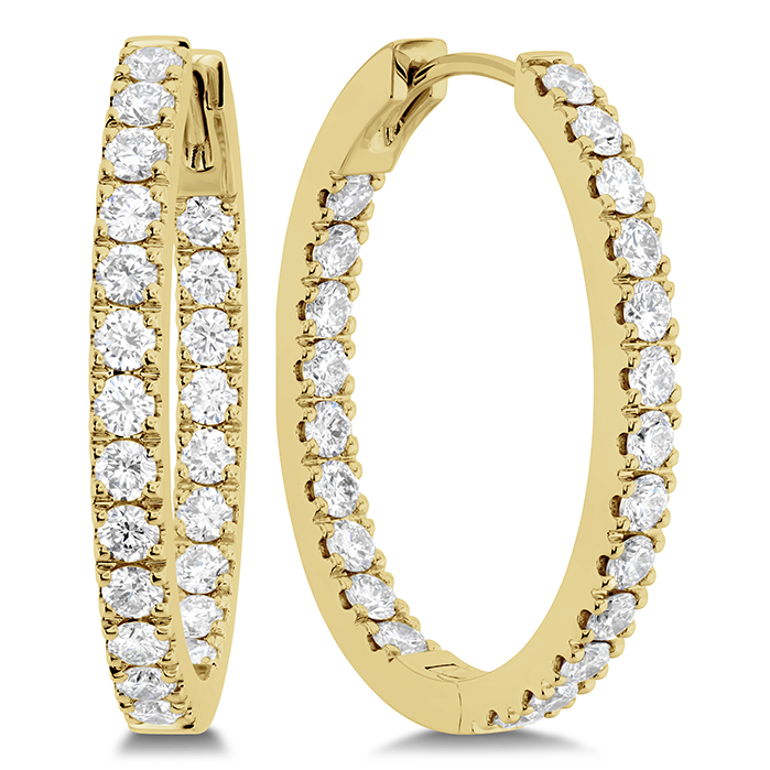 Oval Hoops 1.58-1.66ctw 25x21mm