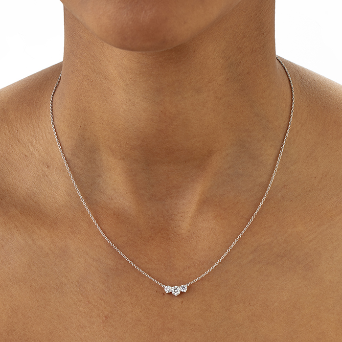 Trinity Diamond Necklace .50ctw approx.
