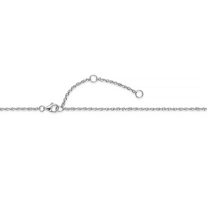 Trinity Half Line Necklace 3.47-3.63ctw