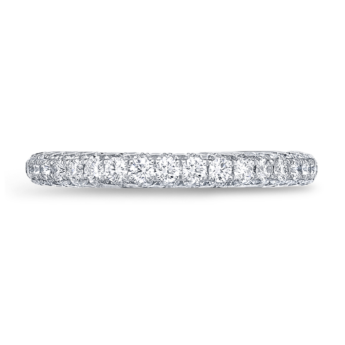 Pave 3/4 Round Band Matching Ring 1st Ser. Mdl 03