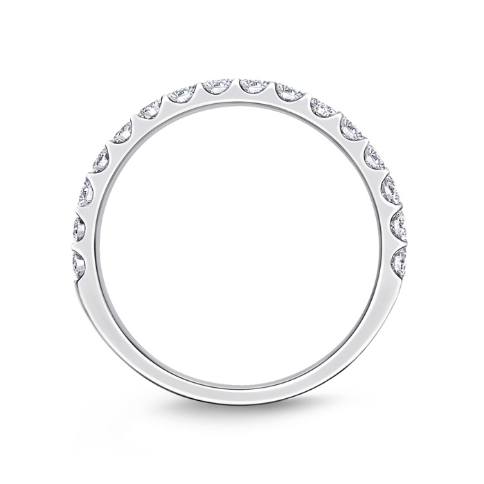 Odessa Half Round Diamond Band .54ctw approx.