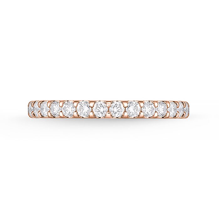 Odessa 3/4 Round Band .47-.54ctw (1.75mm stones)