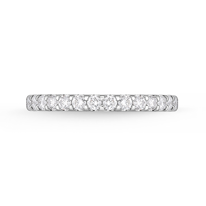 Odessa 3/4 Round Band .47-.54ctw (1.75mm stones)