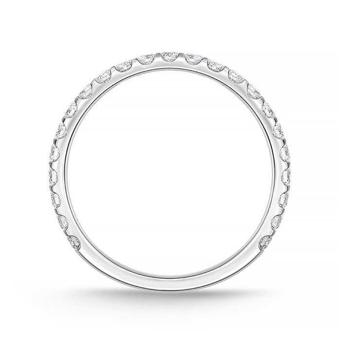 Odessa 3/4 Round Band .47-.54ctw (1.75mm stones)