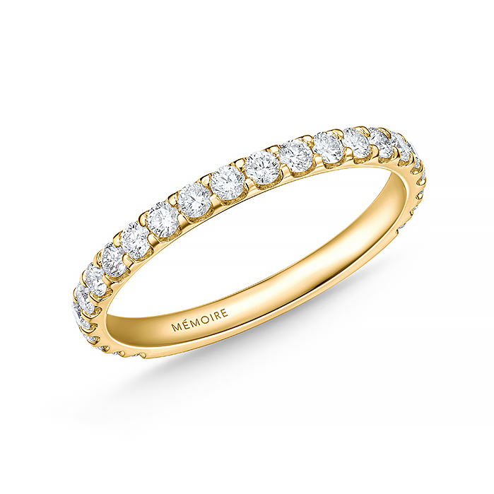 Odessa 3/4 Round Band .47-.54ctw (1.75mm stones)