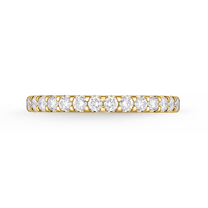 Odessa 3/4 Round Band .47-.54ctw (1.75mm stones)