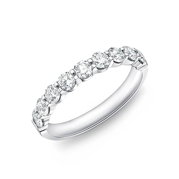 Petite Prong 9-Stone Diamond Band 1ctw approx.