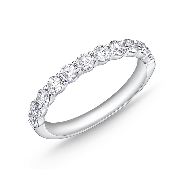 Petite Prong 11-Stone Diamond Band .75ctw approx.