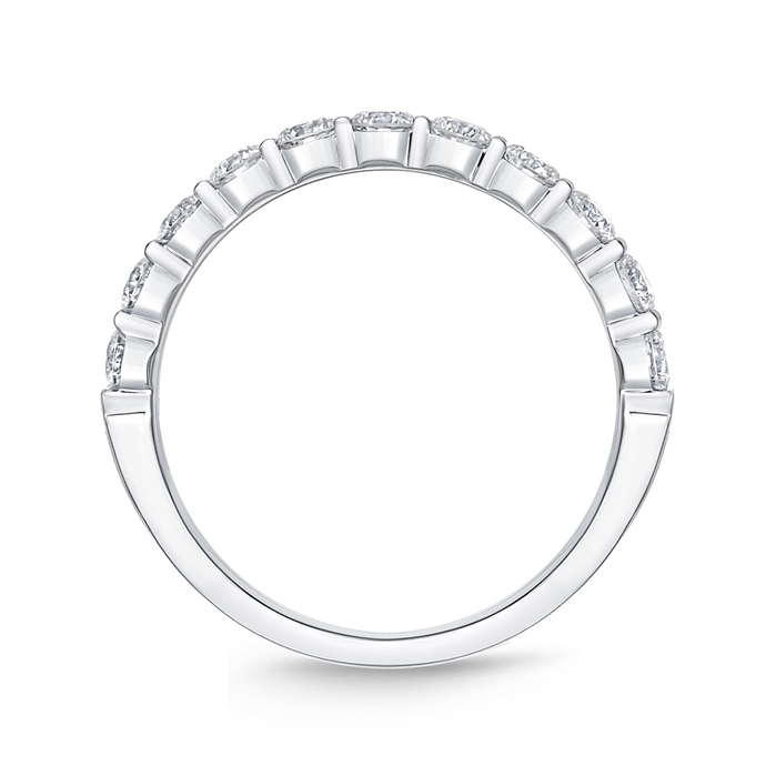 Petite Prong 11-Stone Diamond Band .75ctw approx.
