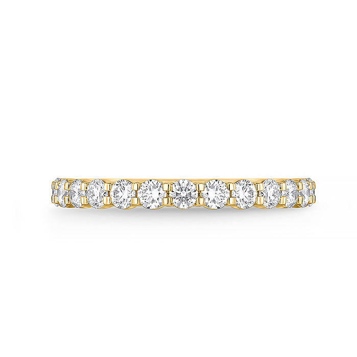 Petite Prong 3/4 Round Band .72-.80ctw (2.15mm stones)