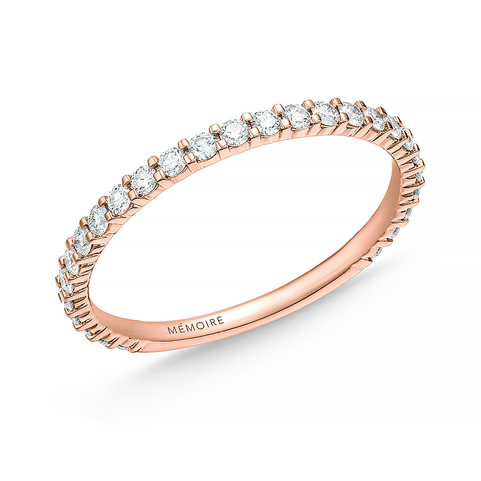 Petite Prong 3/4 Round Band .30-.35ctw (1.40mm stones)