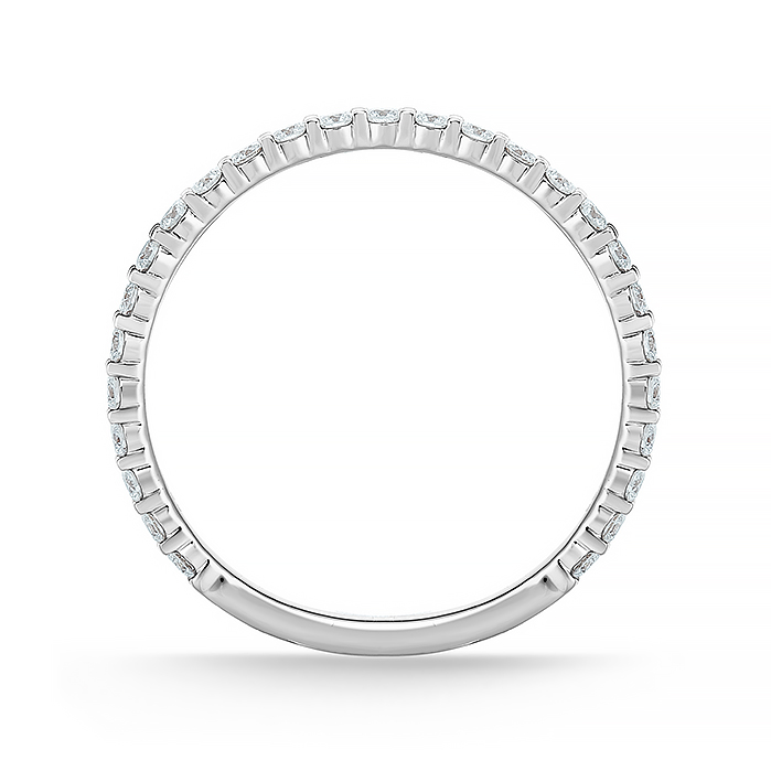 Petite Prong 3/4 Round Band .30-.35ctw (1.40mm stones)