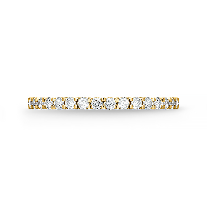 Petite Prong 3/4 Round Band .30-.35ctw (1.40mm stones)