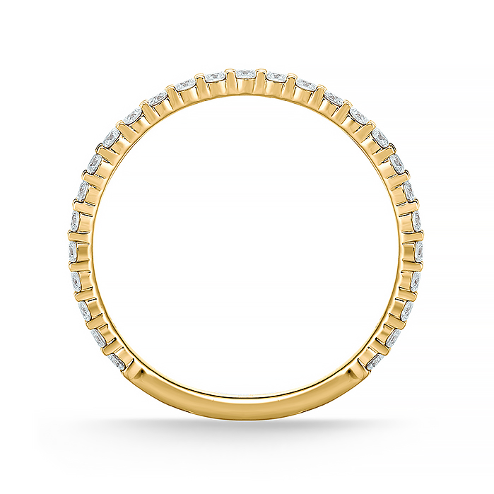 Petite Prong 3/4 Round Band .30-.35ctw (1.40mm stones)