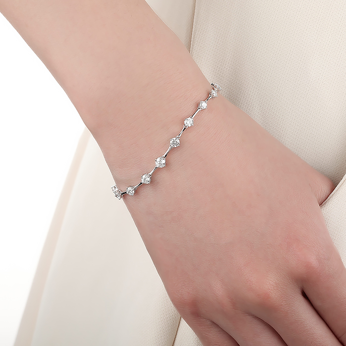Cadence Bolo Bracelet 1.22-1.28ctw - Med