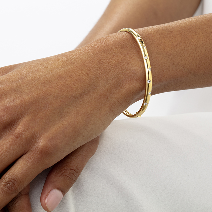 Gypsy Diamond Bangle .50ctw approx.