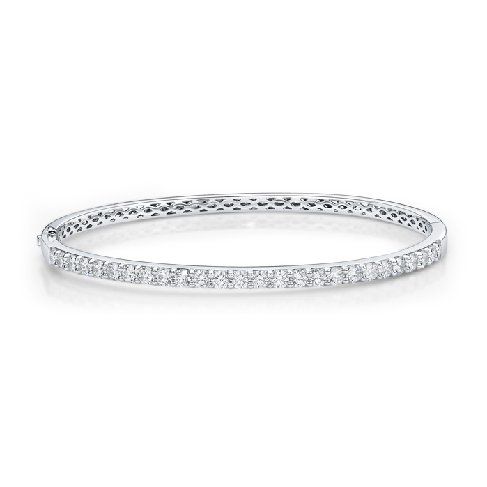 Shared Prong Diamond Bangle 2ctw approx.