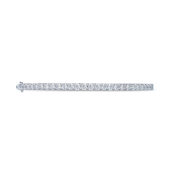 Shared Prong Diamond Bangle 2ctw approx.