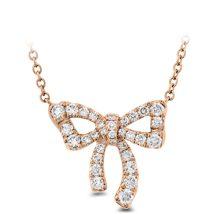 Presence Bow Tie Pendant .35-.40ctw