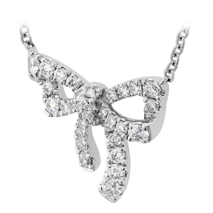 Presence Bow Tie Pendant .35-.40ctw