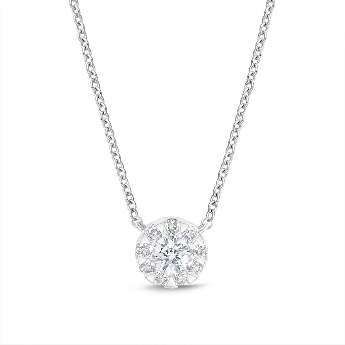 Bouquet Everyday Necklace 1ctw approx. (.55 center)