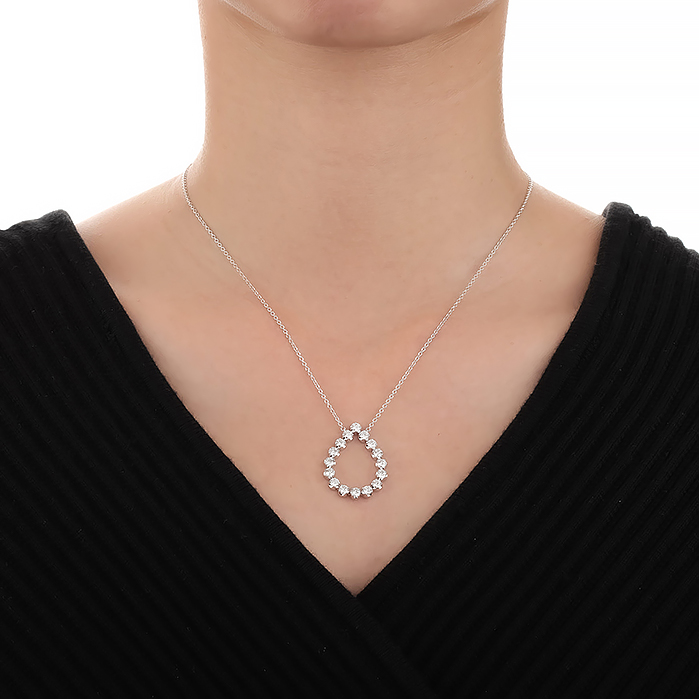 Essentials Pear Shape Pendant 1.18-1.23ctw - Lrg