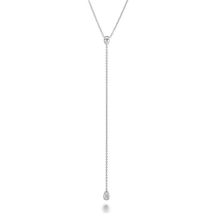 Cascade Pear Shape Lariat .50ctw approx.