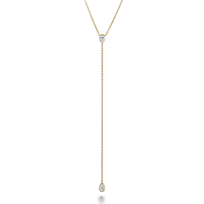 Cascade Pear Shape Lariat .50ctw approx.